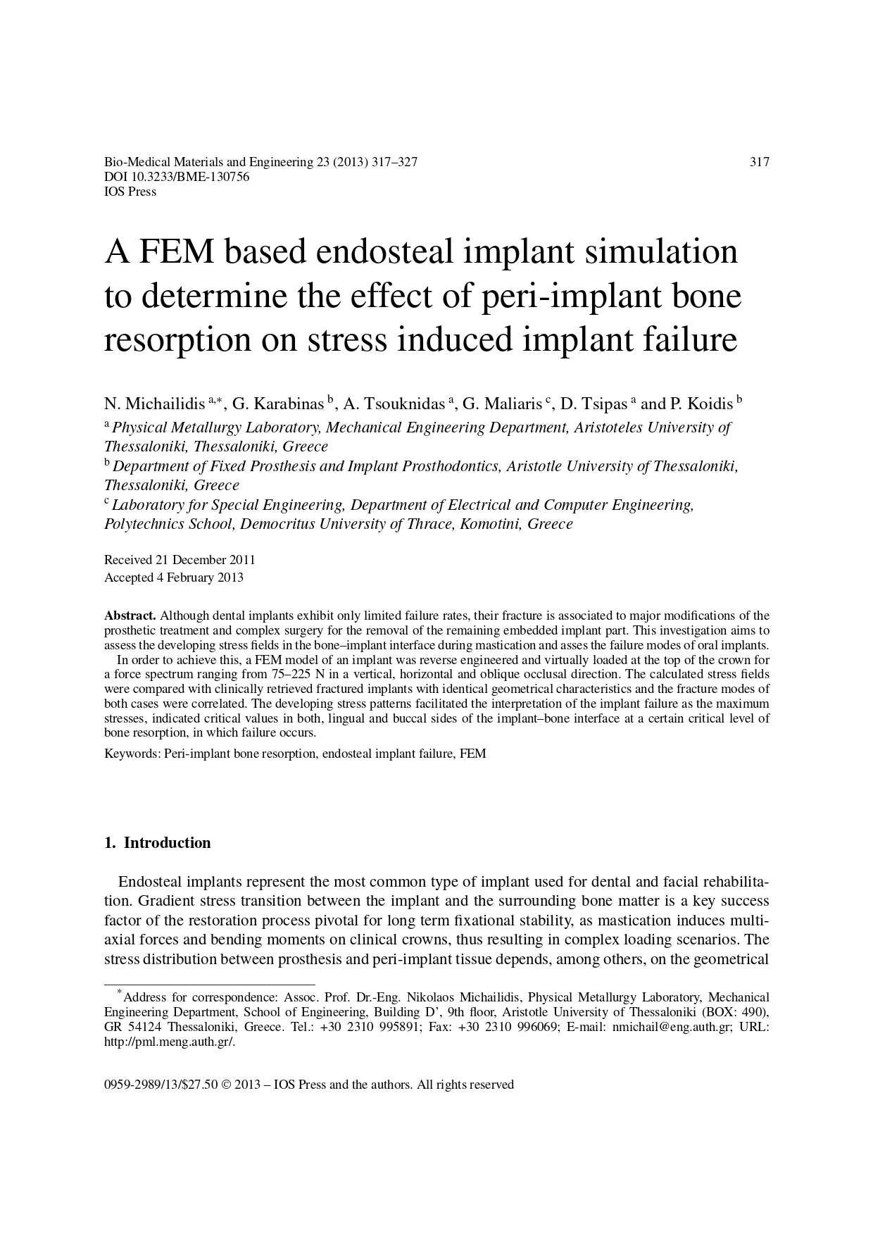 A FEM based endosteal implant simulation to determine the effect of peri-implant bone resorption on stress induced implant failure_page-0001.jpg