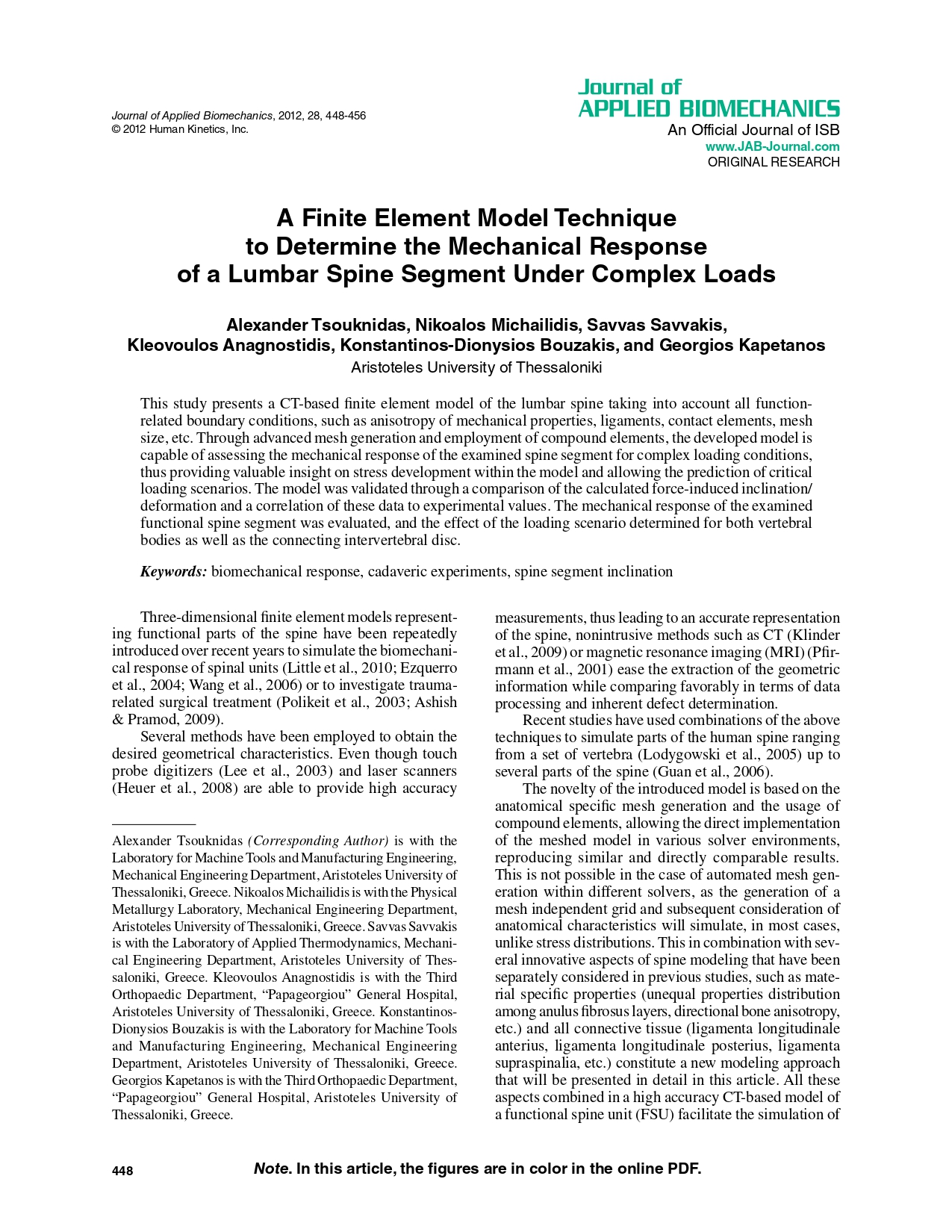 A finite element model technique to determine the mechanical response of a lumbar spine segment under complex loads_page-0001.jpg