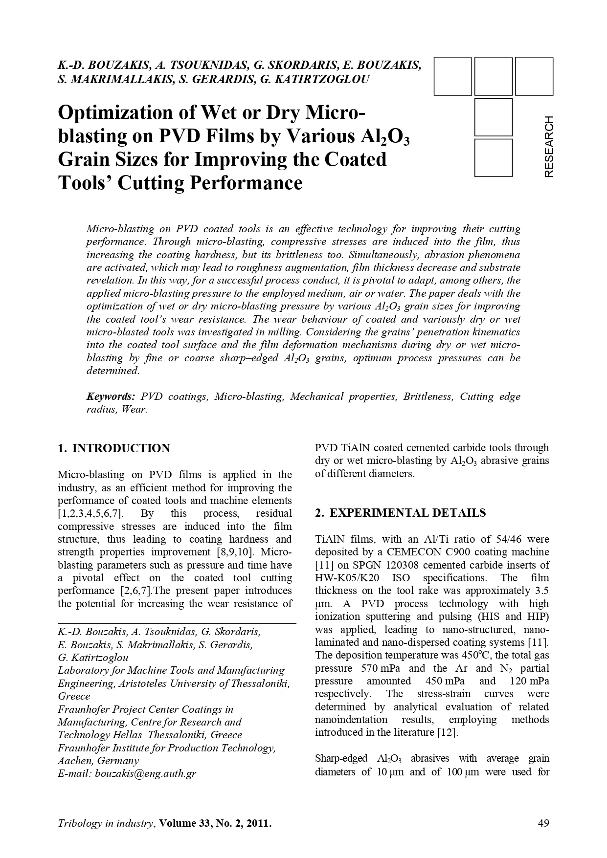Optimization of wet or dry microblasting on PVD films by various Al2O3 grain sizes for improving the coated tools' cutting performance_page-0001.jpg